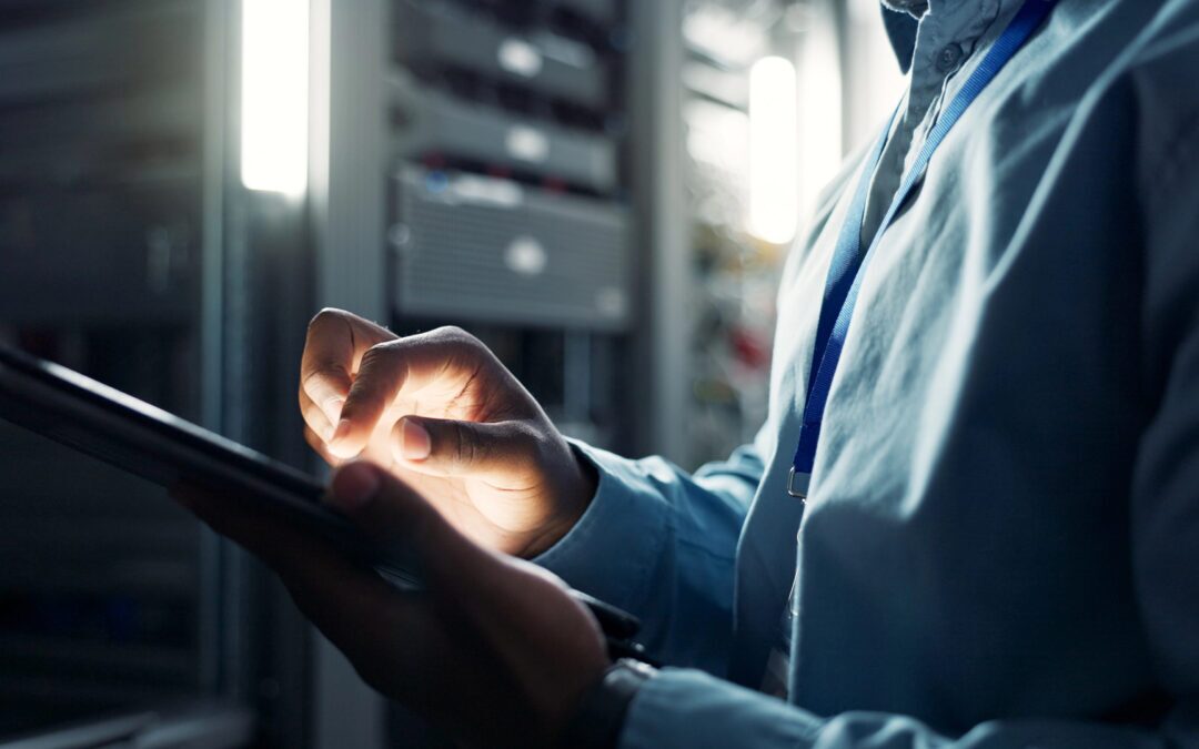 Field technicians performing IT installations on-site